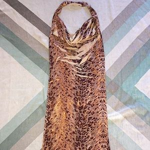 Animal print dress
